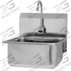 SANI-LAV Hand Sink: 1 Stations, 10 in Bowl Dp, 19 in Bowl Lg, 16 in Bowl Wd, Faucet Included, 18 ga (MPN ES2-525L). Key specifications — Includes Side Splash: Side Splash Not Included; Series: Stainless Steel Hand Wash Sink; Brand: SANI-LAV; Power Source: AC Powered.