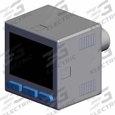 SMC High Precision Pressure Switch: 1/8 in Port Size, 2 NPN/PNP Output, 12 to 24V DC - High Precision Vacuum Pressure Switches