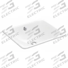 KOHLER Bathroom Sink: White, Cast Iron, 18 5/8 in Overall Lg, 15 3/4 in Overall Wd, 0 Faucet Holes (MPN K-5400-0). Key specifications — Includes: Basin Clamps; Brand: KOHLER; Color: White; Sink Material: Cast Iron.