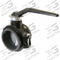 GRUVLOK Manual Two-Way Ball Valve: 3 in, Ductile Iron, Straight, Gruvlok x Gruvlok, Two-Piece (MPN 0387006224). Key specifications — Brand: GRUVLOK; Handle: Locking Lever.