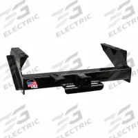 BUYERS PRODUCTS Hitch Receiver: V, 17,000 lb Gross Trailer Wt Capacity, 17,000 lb Tongue Wt (MPN 1801214). Key specifications — Finish: Powder Coated; Material: Carbon Steel; Installation Location: Back of Vehicle; Vehicle Make: Ford; Vehicle Model: F-450; Drilling Required: Yes; Brand: BUYERS PRODUCTS.