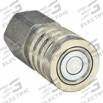 PARKER Hydraulic Quick Connect Hose Coupling: 1/4 in Coupling Size, Steel - FEM Series Hydraulic Quick-Connect Coupling Bodies