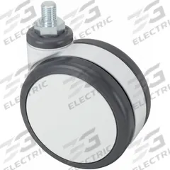 APPROVED VENDOR Stem Caster: Swivel, 5 in Wheel Dia., Metric, 2 3/4 in Wheel Wd, 148 mm Mounting Ht (MPN 3.55044040170001). Key specifications — attr1111390: APPROVED VENDOR; attr1111403: Ball; attr1111394: M16-2; attr1111436: Gray; attr1176848: Swivel.