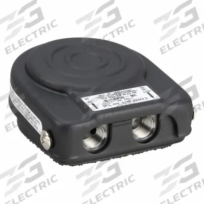 LINEMASTER Foot Switch: AirVal Compact Series, 1 Pedals, 3-Way - Pneumatic Single-Pedal Foot Switches