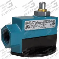 HONEYWELL Non Plug-In Limit Switch: Plunger Actuator, Metallic, 9 ozf Op Force - Min, Plunger, BZV6 (MPN BZV6-2RQ). Key specifications — Manufacturer Part Number: BZV6-2RQ; Brand: HONEYWELL; Electrical Connection: Screw Terminals; Series: BZV6; Body Material Type: Metallic; Actuator Type: Plunger.