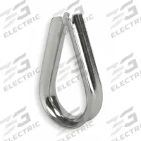 DAYTON Wire Rope Thimble: 5/16 in Compatible Rope Dia, Stainless Steel, For Lifting, Plain, 25 PK (MPN 1DLH2). Key specifications — Material: Stainless Steel; Brand: DAYTON; Finish: Plain.