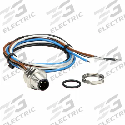 HARTING Panel Feed-Through Connector: A Coded, 4 Pin, M12 Male Thread, IP67 - Field-Wireable Industrial M12 Circular Connectors