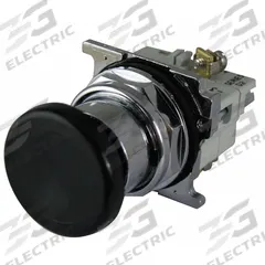 EATON Mushroom Head Push Button: Non-Illuminated, Mushroom Head Profile, Metallic, 30 mm, 2NC (MPN 10250T121-3). Key specifications — Brand: EATON; Action: Momentary; Series: 10250T; Push Button Material Type: Metallic.