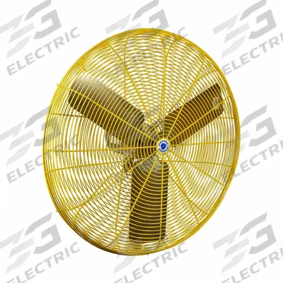 SCHAEFER Fan Head: 36 in Blade Dia, 2 Speeds, 115V AC, 1/2 hp Motor - High-Visibility Industrial Fan Heads