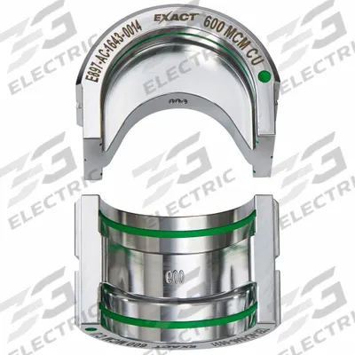 MILWAUKEE Upper and Lower Crimping Die: 600 kcmil, U Style Dies, For Use With 2779-22 - Milwaukee Replacement Crimping Dies