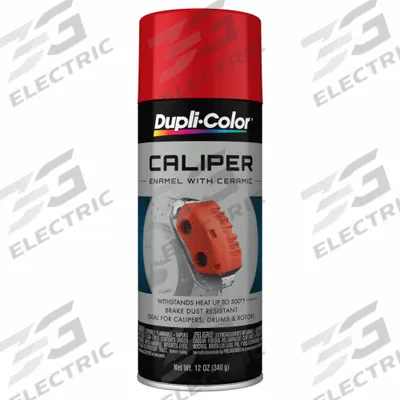 DUPLI-COLOR Automotive Paint: Brake Calipers/Drums/Rotors, Water, Ceramic, Metal, Smooth - High Heat Enamels