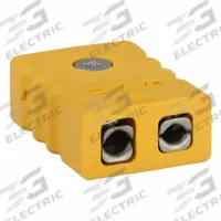 DAYTON Thermocouple Jack: Jack, For Type K Thermocouple Type, Std Plug, 2 Pins (MPN 36GL04). Key specifications — attr1276097: Jack; attr1276100: Chromel; attr1276082: Standard Plug; attr1276092: DAYTON; attr1276087: Yellow; attr1276088: Glass-Filled Thermoplastic; attr1276089: 36GL04.