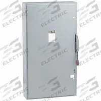 SQUARE D Safety Switch: Fusible, 400 A, Three Phase, 600V AC, Galvanized Steel, Indoor (MPN H365). Key specifications — Brand: SQUARE D.