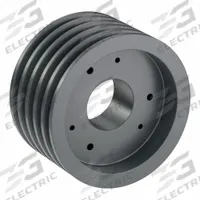APPROVED VENDOR V-Belt Pulley: B68, 5 Groove, 7.15 in OD, Bushed Bore, SK, Quick Detachable (MPN 5B68SK). Key specifications — attr1318293: B68; attr1318301: 6.4 in (4L, A); attr1318291: 5L, B, or BX.