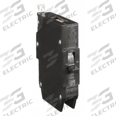 GE Molded Case Circuit Breaker: 20 A Amps, 14kA at 277V AC, Fixed, Lug - TEY-Frame GE Molded Case Circuit Breakers