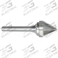 APPROVED VENDOR Carbide Bur: 60° Cone, SJ-42, Single Cut, 1/8" x 3/32" Head, 1/8" Shank (MPN 310-001160). Key specifications — Trade Number: SJ-42; Brand: APPROVED VENDOR.