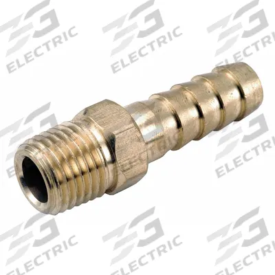 APPROVED VENDOR Barbed Hose Fitting: For 1/4 in Hose I.D., Hose Barb x NPT, Male x Male - Low-Lead Brass Multipurpose (Air, Water, Chemical) Rigid Barbed Hose Fittings