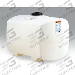 SNYDER INDUSTRIES Storage Tank: Single Wall, Horizontal, 150 gal, Closed Top, 1/4 in Wall Thick (MPN 1570000N95003). Key specifications — Construction Material: HDPE; Brand: SNYDER INDUSTRIES.