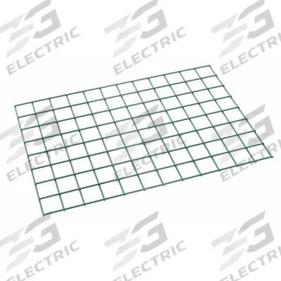 METRO Wall Grid: 36 in x 1/2 in x 24 in, 250 lb Capacity, Steel, Green - Wall-Mount Wire Grid Panels