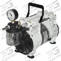WELCH Piston Vacuum Pump: 0.333 hp, 1 Phase, 115V AC, 29.8 in Hg Max Vacuum, 2.3 cfm, Rocking Pump (MPN 2561B-50). Key specifications — attr50761: 115V AC; attr50712: WELCH; attr51763: 1.