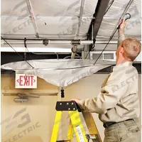 PIG Leak Diverter Tarp Kit: Straps Leak Diverter Mounting, Polyester/PVC, Clear, Hanging Straps (MPN TLS752-CL). Key specifications — Diverter Material: Polyester; Diverter Color: Clear; Leak Diverter Mounting Style: Straps; Brand: PIG.