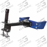 COXREELS Roller Guide: For 1175 Series Reel Series, Aluminum, Blue, Steel, For 11 1/2 in Reel Wd (MPN 15729-11.5). Key specifications — Return Location: Top; Bracket Color: Blue; For Reel Series: 1175 Series; Bracket Material: Steel; Roller Material: Aluminum; Brand: COXREELS.