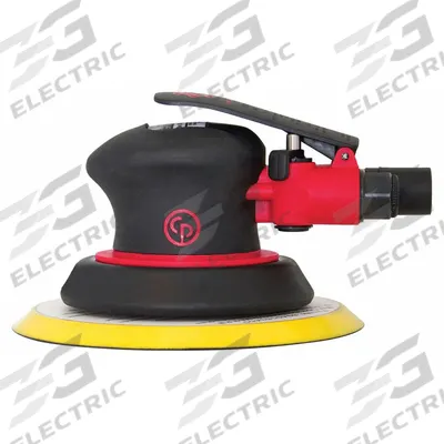 CHICAGO PNEUMATIC Air Orbital Sander: 6 in Disc, Pressure Sensitive Adhesive, 3/16 in Orbit - Non-Vacuum Random Orbital Sanders