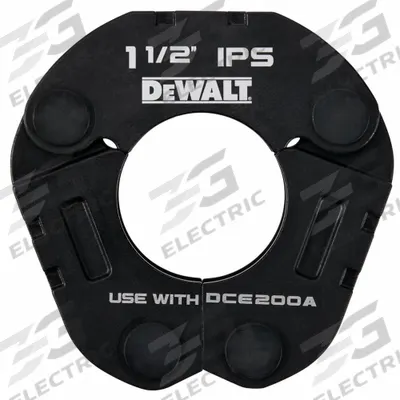 DEWALT Press Jaw: 1 1/2 in Pipe, Carbon Steel - Jaws & Rings for Standard & Extended Press Tools