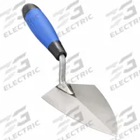 WESTWARD Philadelphia Trowel: Blade Material Carbon Steel, Blade Shape Point, 3 5/8 in Blade Wd (MPN 13P525). Key specifications — attr1008691: ErgoSoft; attr1016301: Tile; attr1005001: WESTWARD; attr1008687: Point; attr1008692: Ergonomic; attr1008688: Carbon Steel; attr1008689: Durable; attr1005002: Philadelphia Trowel.