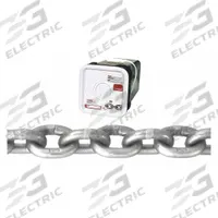 CAMPBELL Straight Chain: 1/4 in Chain Trade Size, 43 Chain Grade, Carbon Steel, Straight, Welded (MPN T0184416). Key specifications — Brand: CAMPBELL.