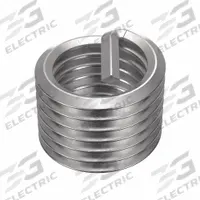 HELI-COIL Helical Insert: Tanged Tang Style, Screw-Locking, 1"-8 Thread Size, 1 in Overall Lg, Plain (MPN 3585-16CN1000). Key specifications — Material Grade/Class: 18-8; Thread Direction: Right Hand; STI Tap Size: 1"-8; Compatible Material: Metal; System of Measurement: Inch; Brand: HELI-COIL; Tensile Strength: 200,000 to 250,000 psi; Thread Type: Coarse.