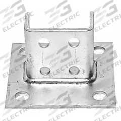 Strut Channel Fitting: 1 5/8 in x 3 1/4 in For Strut Channel Size, Hot Dipped Galvanized, 8 Holes (MPN V70SQHDG). Key specifications — For Strut Channel Size: 1-5/8 in x 3-1/4 in; Manufacturer Part Number: V70SQHDG; Brand: VAST; Material: Steel; Finish: Hot Dipped Galvanized.
