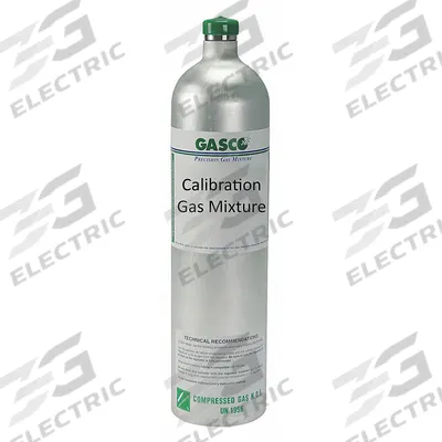 GASCO Calibration Gas: Nitrogen, Disposable, +/-5% Accuracy, NO, Calibration Gas - Calibration Gases for Portable Gas Detectors