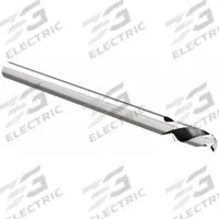 WIDIA HANITA Corner Radius End Mill: Carbide, 2 Flute, 1/8" Mill Dia, 1/4" LOC, 0.015" Rad, 2" OAL (MPN 2A09E03000RAT UNCOATED)
