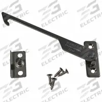 INTERLOCK Window Opening Control Device: Flat, 1 31/32 in Lg, 5/8 in Wd, Right-Hand, Unfinished (MPN CP01-0032). Key specifications — Color: Gray; Handing Orientation: Right-Hand; Material: Stainless Steel; Brand: INTERLOCK; Control Type: Dual-Action; Finish: Unfinished.