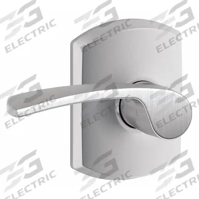 SCHLAGE RESIDENTIAL Door Lockset: Passage Lever Locksets, Chrome