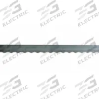 STARRETT Band Saw Blade: Cardboard/Cork/Foam/Paper/Rubber/Soft Plastic, 11 ft 8 in, 3/4 in Blade Wd (MPN 93717-11-08). Key specifications — attr1097903: Rubber; attr1097918: STARRETT; attr1211723: 11 ft 8 in.