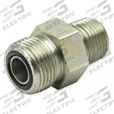 PARKER Compression Fitting Adapter: 3/8 in OD x 3/8 in Pipe size, 3/8-18 Thread Size - O-Ring Face Seal Stainless Steel Compression Fittings