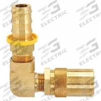PARKER Hydraulic Quick Connect Hose Coupling: 1/2 in Coupling Size, Brass, 45.42 lpm Max. Flow Rate (MPN PC516-BP). Key specifications — Body Material: Brass; Brand: PARKER.