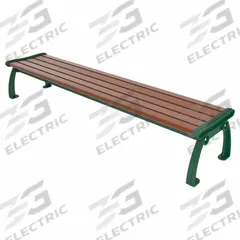 ULTRASITE Outdoor Bench: Heritage, 96 in Overall Lg, 17 in Overall Ht, Brown, Green, Plank Surface (MPN PB 8BROGFHERBAC). Key specifications — Manufacturer Part Number: PB 8BROGFHERBAC; Brand: ULTRASITE; Frame Color: Green; Product Type: Outdoor Bench; Seat Color: Brown; Series: Heritage.