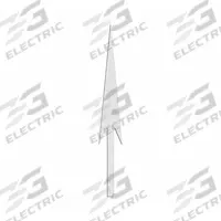 RAE Preformed Thermoplastic Pavement Markings: Straight Arrow Elongated, White, 12 ft Lg, 20 in Wd (MPN PR-TH-3533). Key specifications — Legend: Straight Arrow Elongated; Brand: RAE; Color: White; Adhesion Method: Hand Torch; Material: Thermoplastic.