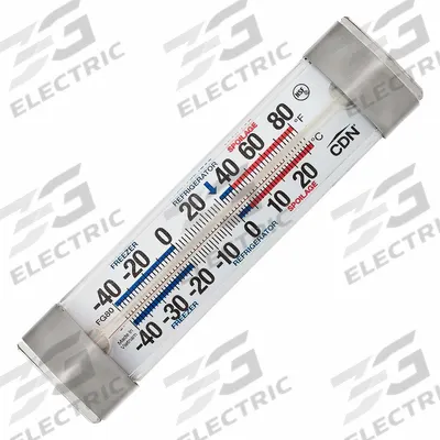 CDN Refrigerator/Freezer Thermometer: Refrigerator/Freezer, Non-Mercuric Column - Refrigerator & Freezer Thermometers