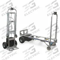 APPROVED VENDOR Convertible Hand Truck: 600 lb Cap, Dual-Handle, Aluminum, 10 in, Pneumatic, Dual- (MPN 220656). Key specifications — Frame Type: Flat Back; Frame Material: Aluminum; Battery Type: Sealed Lead Acid; Brand: APPROVED VENDOR.