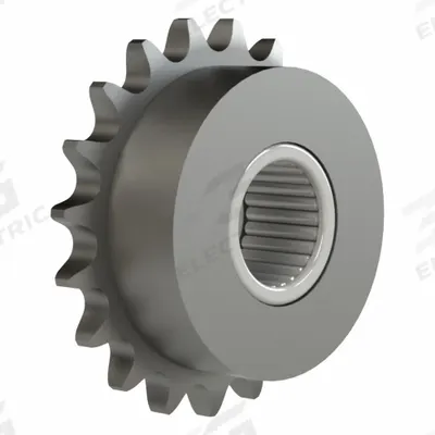 BREWER MACHINE & GEAR Idler Sprocket: For 80 Chain Size, Steel, 13 Teeth - Needle Bearing Idler Sprockets with Hub