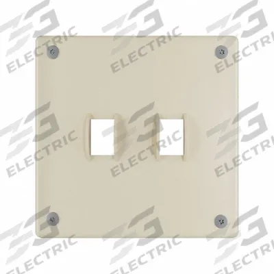 LEGRAND Wall Plate: Toggle, 2 Gang, Ivory - Tamper-Resistant Wall Plates