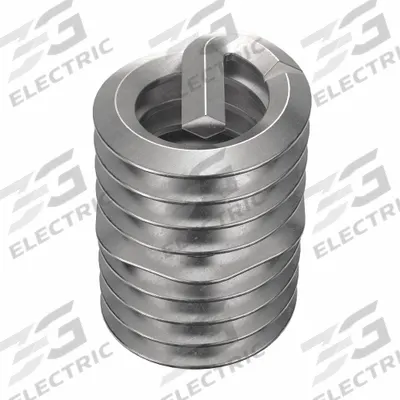 HELI-COIL Helical Insert: Tanged Tang Style, Screw-Locking, 1/4"-20 Thread Size, Plain - Screw-Locking Tanged Helical Inserts