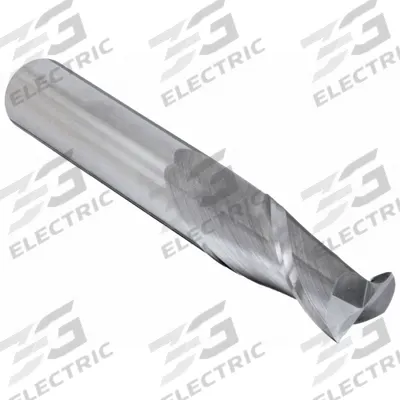 CLEVELAND Square End Mill: Carbide, 2 Flute, 7/16" Mill Dia, 5/8" LOC, 2-1/2" OAL (MPN C61048) - Carbide Square End Mills for Aluminum