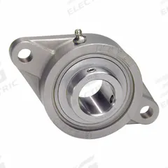 IPTCI BEARINGS 2 Bolt Flange Bearing: Radial Ball, 1 1/2 in Bore, SS, Set Screws, 6 3/4 in Lg, Ball (MPN SUCSFL208-24 CAP READY). Key specifications — Bore Type: Cylindrical; Brand: IPTCI BEARINGS; Lubricant Material: H-1 Grease; Mounting Bolt Size: 7/16 in; Split Housing: Not Split; System of Measurement: Inch.