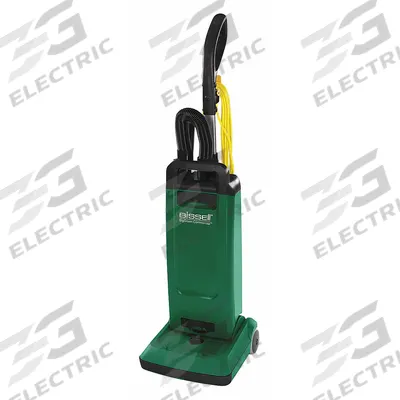 BISSELL COMMERCIAL Upright Vacuum Cleaner: 12 in Cleaning Path Wd, 105 cfm Air Flow, 17 lb Wt - Corded Upright Vacuums