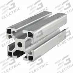 T-Slot Framing System Profiles: Square, 40 Series, Smooth, Single, 1 m Nom Lg, 40 mm x 40 mm, Silver (MPN 40-4040-LITE-1M). Key specifications — Brand: 80/20; Material: Aluminum.